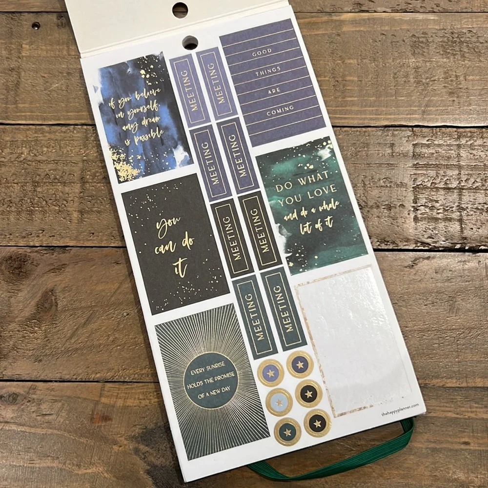 The Happy Planner Hustle & Heart sticker sheets